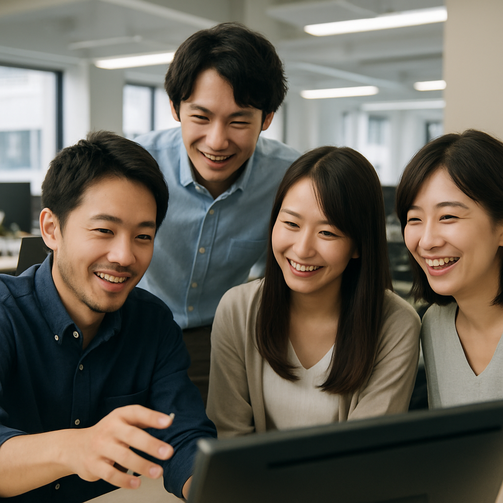 チームで相談するイメージ